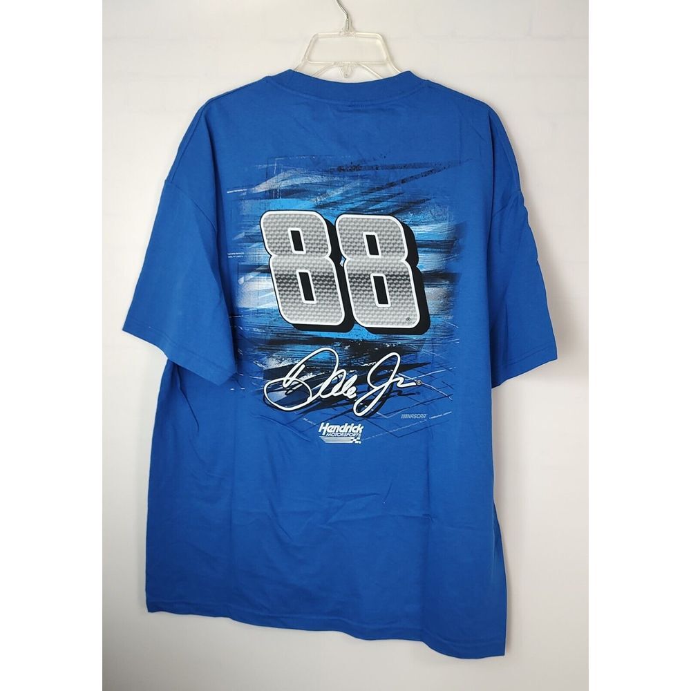 Dale Earnhardt Jr 88 NASCAR T-Shirt Mens XL Blue Hendrick Motorsports Racing Tee - Picture 2 of 5